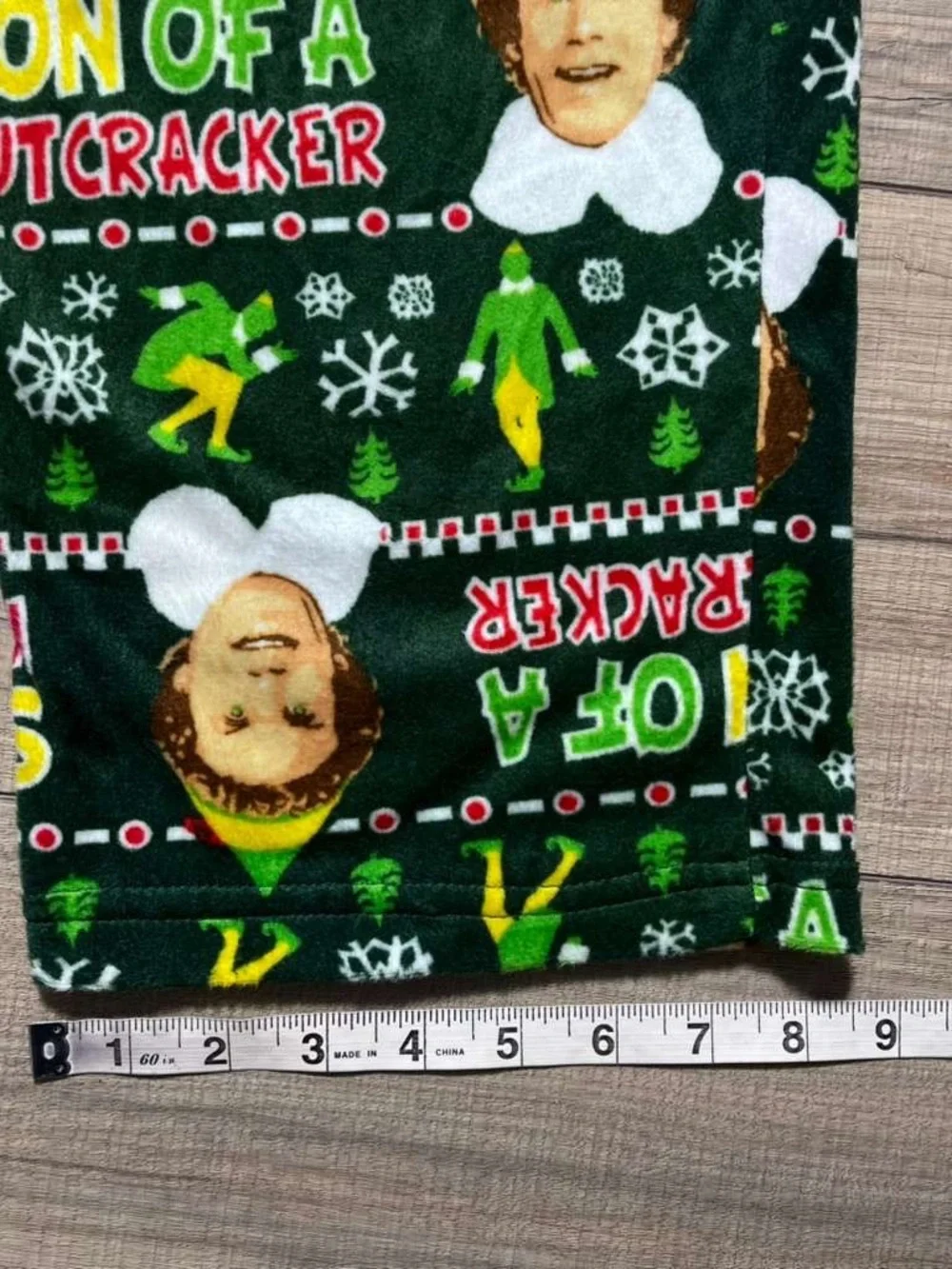 Elf Movie Mens Son Of A Nutcracker Fleece Pajama Lounge Pants Size Medium - Picture 5 of 12
